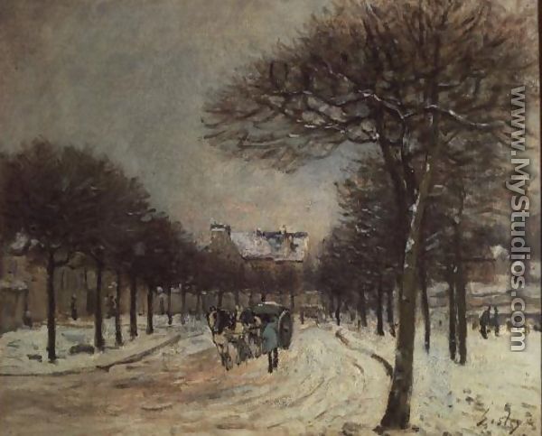 The Road to Saint-Germain at Marly, 1874-5 - Alfred Sisley