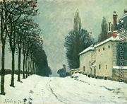 La Route de Louveciennes, Hiver, 1874 - Alfred Sisley