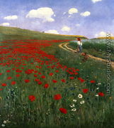 The Poppy Field - Pal Merse Szinyei