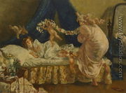 The Arrival of Cupid, from Memories of my Dead Wife, c.1906 - Henry Tonks