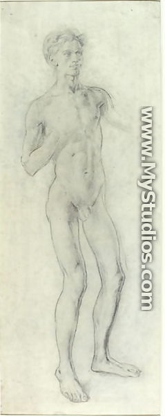 Standing Nude Boy - Henry Tonks