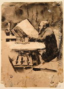 Man in Cafe, 1882 - Lesser Ury