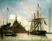Rotterdam Port, 1857 - Johan Barthold Jongkind