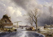 Winter scene, 1846 - Johan Barthold Jongkind