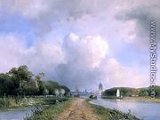 View of the Vliet near Delft, 1844 - Johan Barthold Jongkind