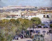 Place Centrale and Fort Cabanas, Havana, 1895 - Childe Hassam