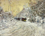 Sleigh Ride in Central Park - Childe Hassam