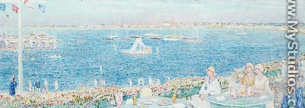 Afternoon, Devon Yacht Club, 1930 - Childe Hassam