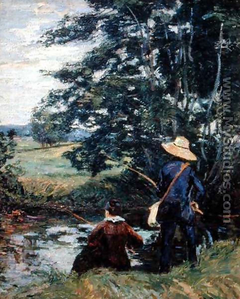The Anglers, c.1885 - Armand Guillaumin