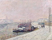 Snow in Rouen - Armand Guillaumin