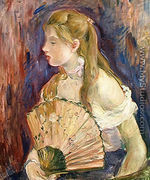 Young Girl with a Fan 1893 - Berthe Morisot