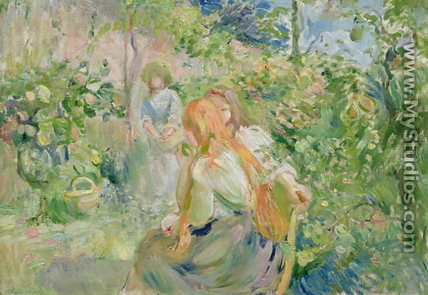 In the Garden at Roche-Plate 1894 - Berthe Morisot