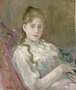 Young Girl with Cat 1892 - Berthe Morisot
