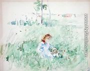 Young Girl Seated on the Lawn 1882 - Berthe Morisot