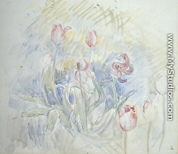 Tulips 1890 - Berthe Morisot
