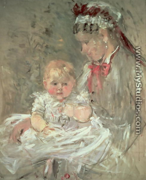 Julie Manet and her Nurse - Berthe Morisot