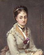 Portrait of the Artist's Sister, Mme Edma Pontillon, c.1872-75 - Berthe Morisot