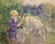 In the Bois de Boulogne - Berthe Morisot