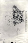 Julie Manet (1878-1966) reading  2nd March 1893 - Berthe Morisot