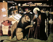 St. Jerome Removing a Thorn from the Lion's Paw  c.1445 - Niccolo Antonio Colantonio