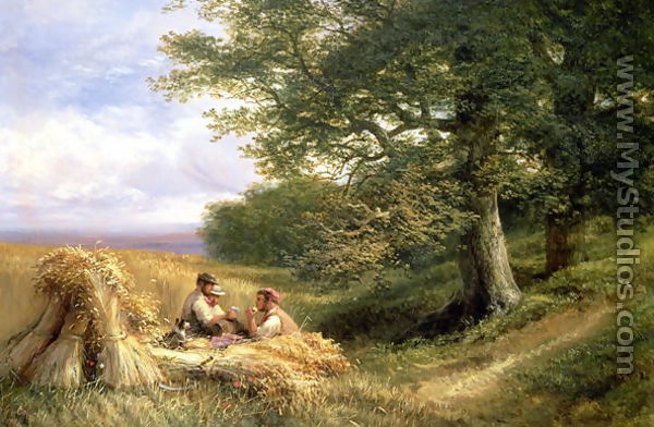 The Harvesters, 1881 - George Vicat Cole