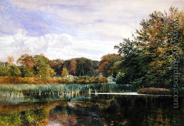 The Mill Pond, Evelyn Woods, 1860 - George Vicat Cole