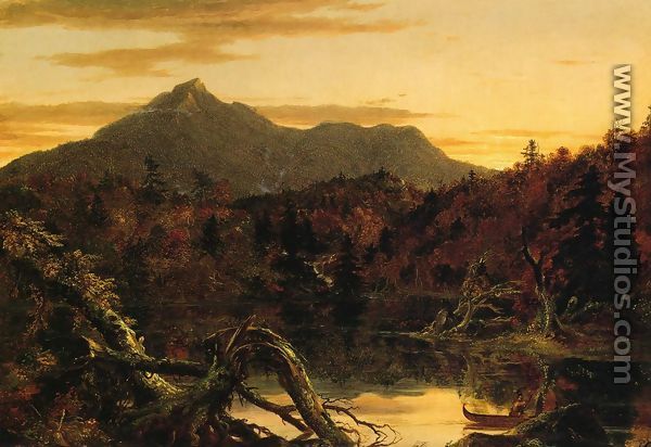 Autumn Twilight, View of Corway Peak, 1834 - Thomas Cole