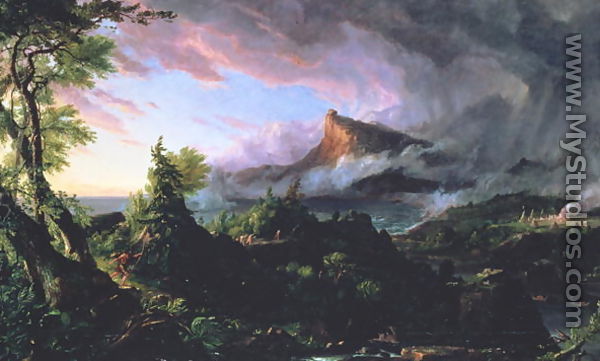 The Course of Empire The Savage State 1833-36 - Thomas Cole