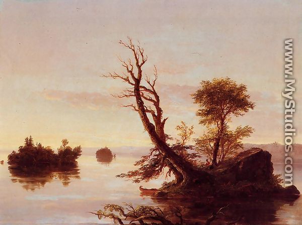 American Lake Scene, 1844 - Thomas Cole