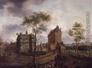 The town gates of Malines - Gerard-Philippe Colin