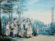 Russian Peasants, 1840 - Colmann