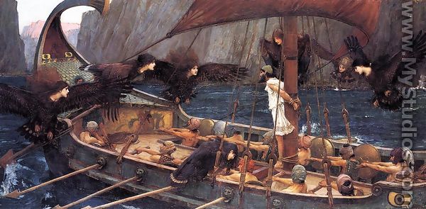 Ulysses and the Sirens  1891 - John William Waterhouse