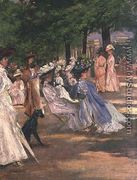 Figures in Hyde Park - Charles Edward Conder