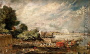 Waterloo Bridge from above Whitehall Stairs, c.1819 - John Constable
