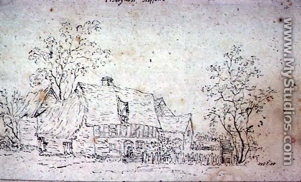 Cottage at East Bergholt 2 - John Constable
