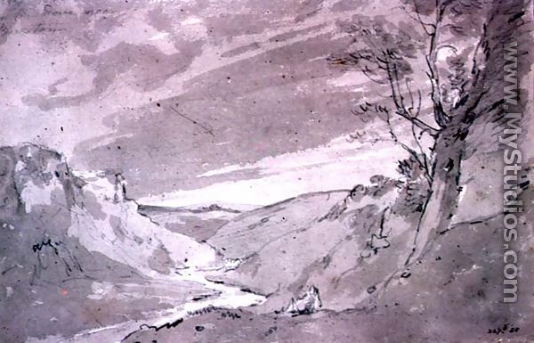 On the Dove near Buxton - John Constable