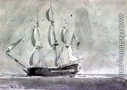 A ship under Sail - John Constable