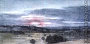 Dedham Vale from East Bergholt Sunset - John Constable