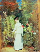 Mrs Constable in her Garden - John Constable