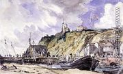 The Harbour, Folkestone, 1833, - John Constable
