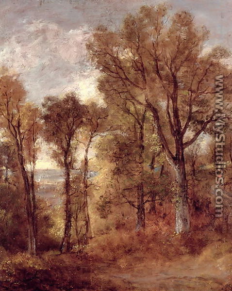 Woodland View in Suffolk - John Constable