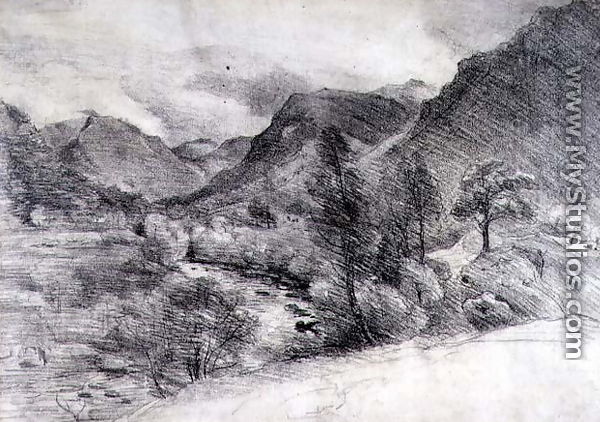 Borrowdale, Morning, c.1806 - John Constable