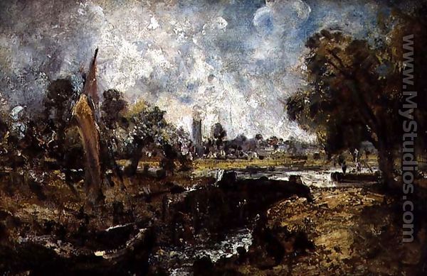 Dedham Lock, c.1820 - John Constable