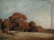 An Autumnal Landscape at East Bergholt, c.1805-08 - John Constable
