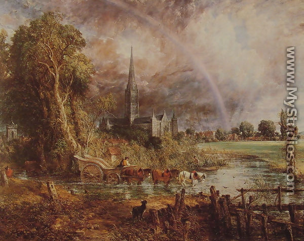 Salisbury Cathedral From the Meadows, 1831 - John Constable