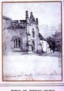 Porch of Feering Church, 28th June, 1814 - John Constable