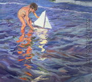 The Young Yachtsman, 1909 - Joaquin Sorolla y Bastida