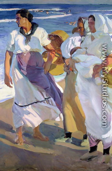 Valencian Fisherwomen, 1915 - Joaquin Sorolla y Bastida
