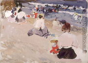 People Sitting on the Beach, 1906 - Joaquin Sorolla y Bastida