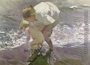 Bathing on the Beach, 1908 - Joaquin Sorolla y Bastida